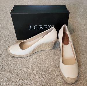 J. Crew Seville Espadrille Wedges, Size 9.5